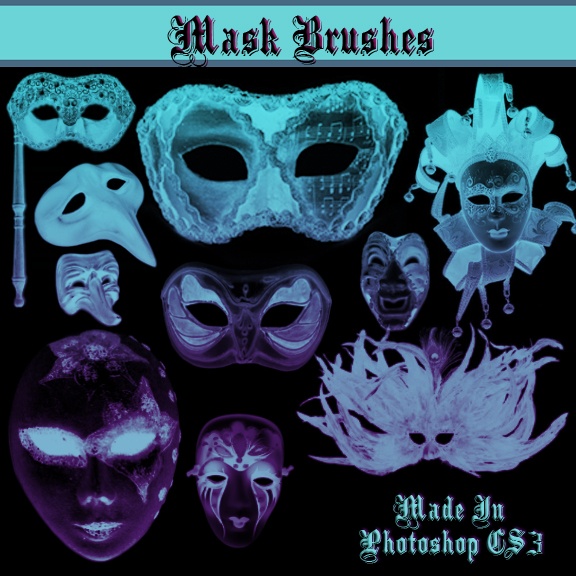 mask brushes symbol photoshop brushes