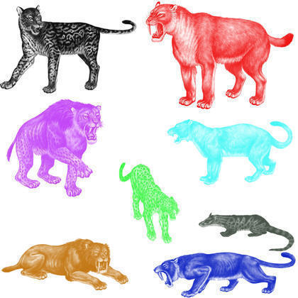 Predator Cat Brushes Photoshop brush