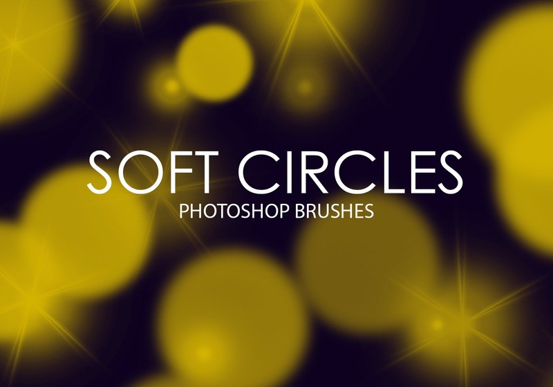 free soft circles photoshop brushes