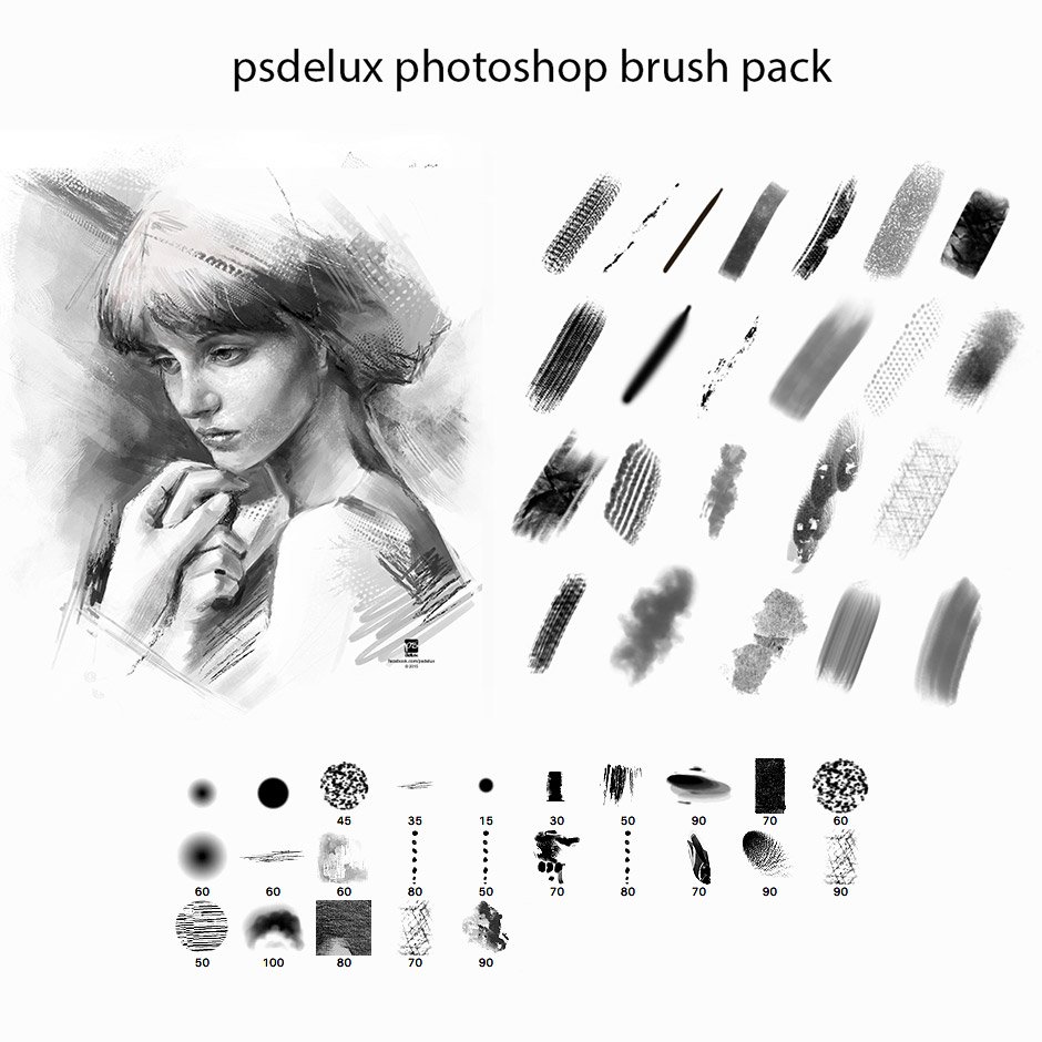 sketch brushes for photoshop
