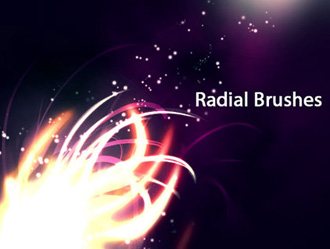 Radial Brushes Photoshop brush