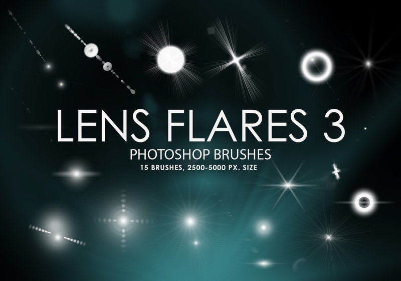Free Lens Flares Photoshop Brushes 3 Photoshop brush