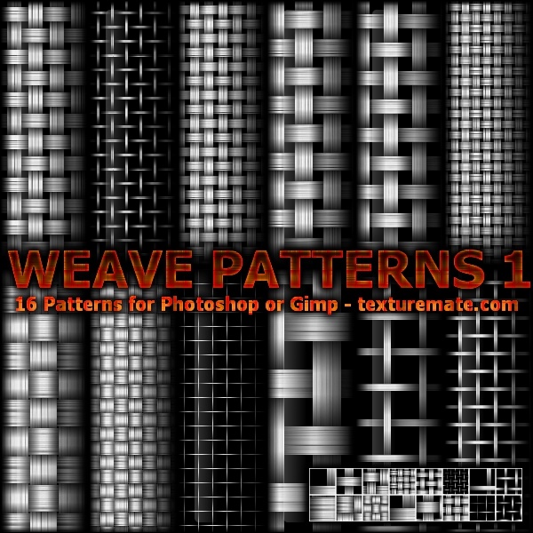 Weave Patterns 1 Photoshop Patterns Brushlovers Com