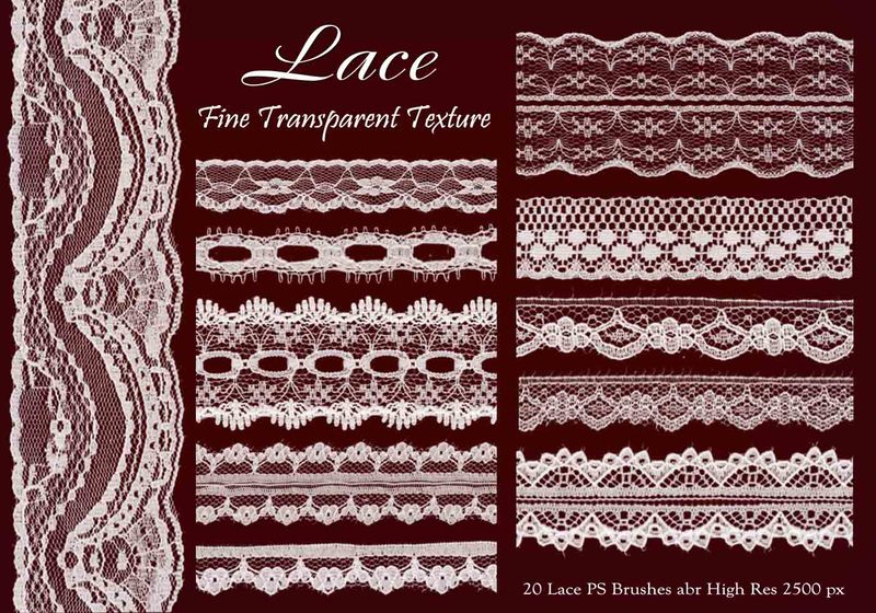  Lace PS Brushes abr vol 6 Photoshop brush