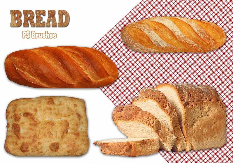 20 Bread PS Brushes abr. Photoshop brush