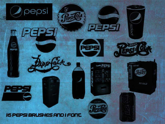 16 Pepsi Brushes Photoshop brush