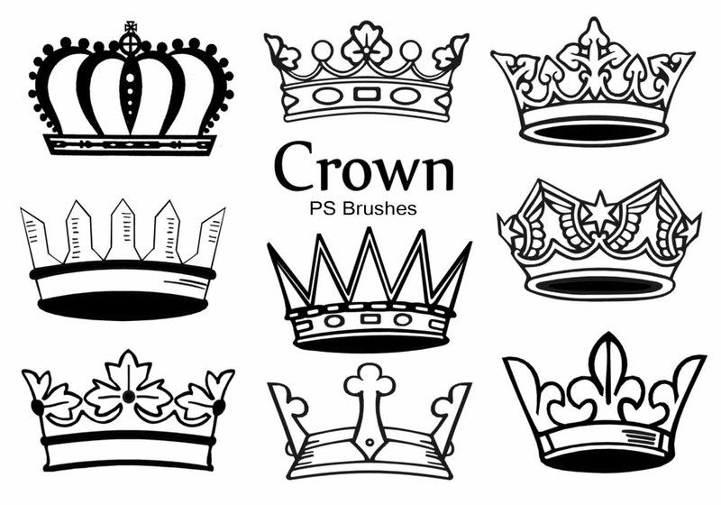 20 Crown PS Brushes abr. vol.4 Photoshop brush