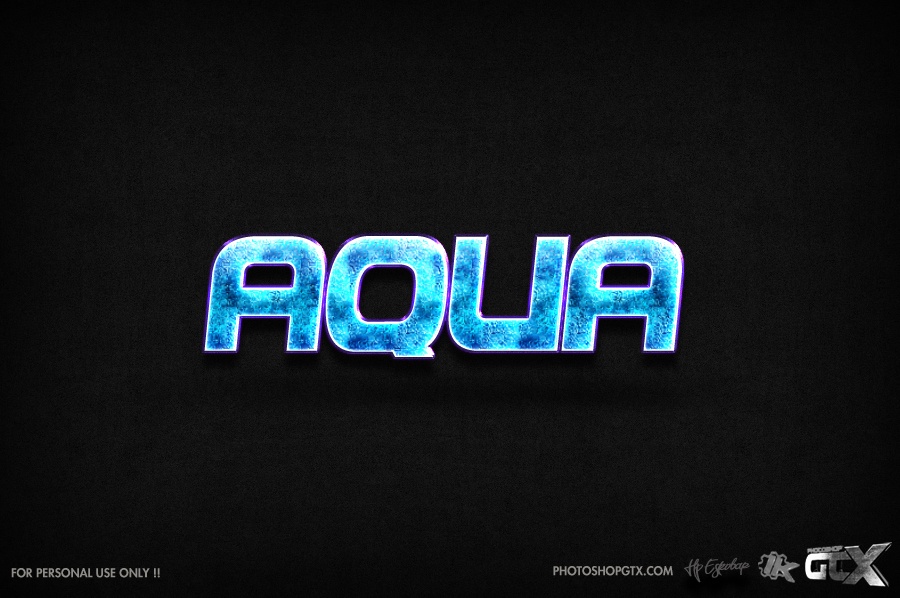 Aqua Photoshop brush