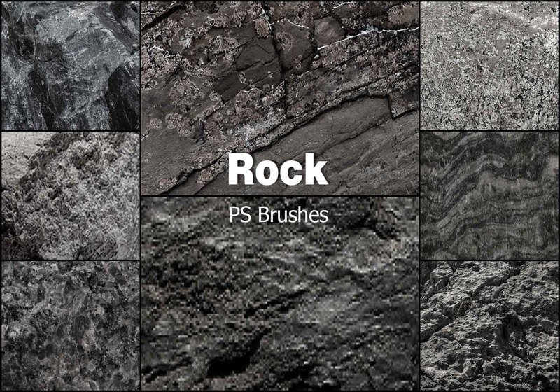 20 Rock Texture PS Brushes abr vol.12 Photoshop brush