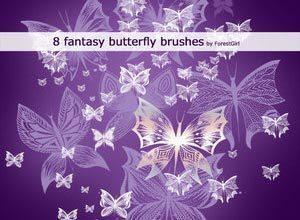Fantasy Butterfly Brushes Photoshop brush
