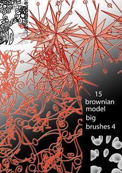 15 brownian model brushes Photoshop brush