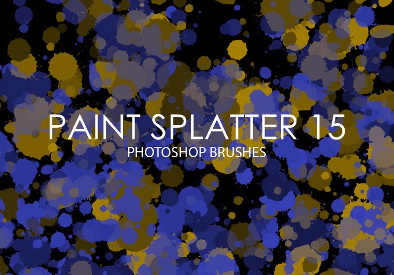 Free Paint Splatter Photoshop Brushes 15 Photoshop brush