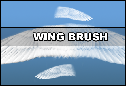 Wing Brush Photoshop brush
