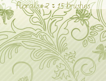 Floral Brushes 2 Photoshop brush