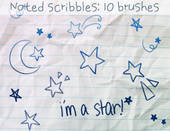 Star Doodles Brushes Photoshop brush