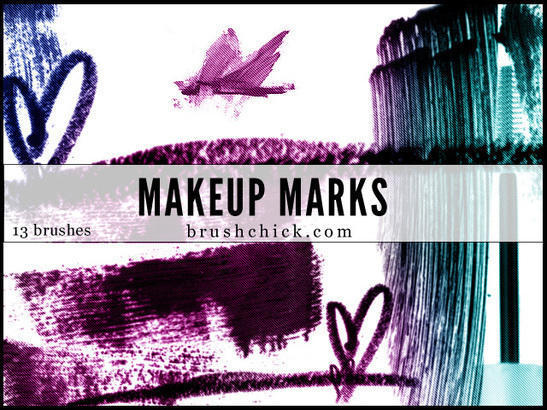 Makeup Mark Brush Pack  Photoshop brush
