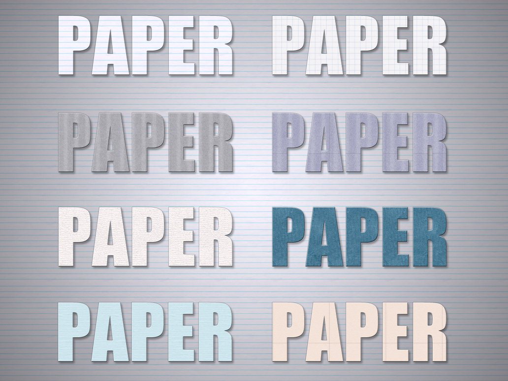 Paper Styles Photoshop brush