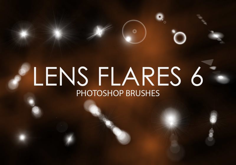 free lens flare photoshop brushes 6