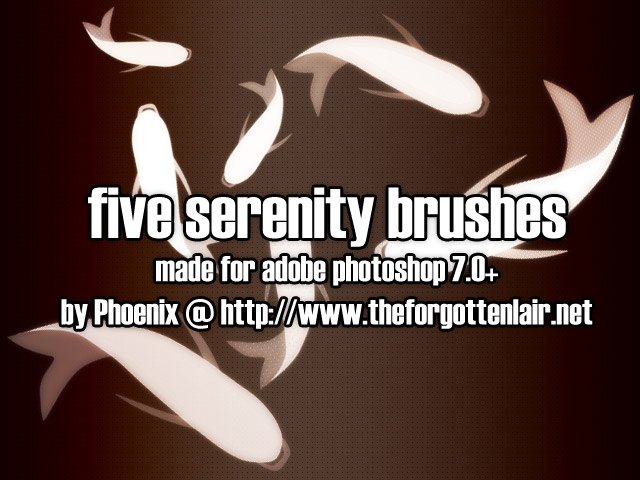 serenity shape photoshop brushes