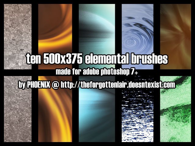 10 elemental texture brush texture