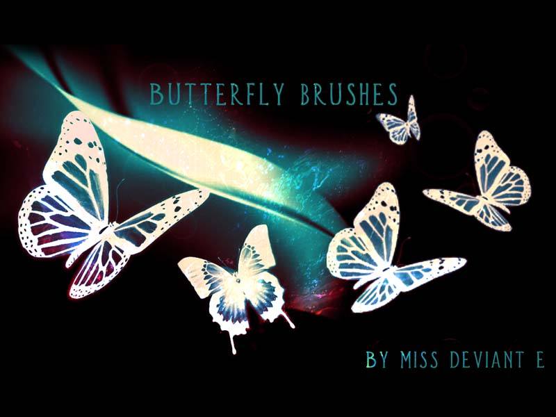 butterfly brushes fantasy photoshop