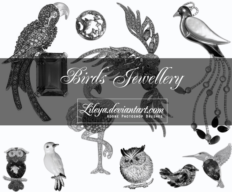 Birds Jewelry Photoshop brush