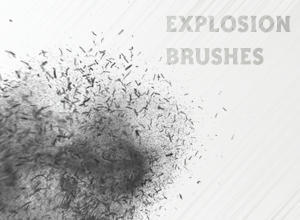 free explosion brushes abstract