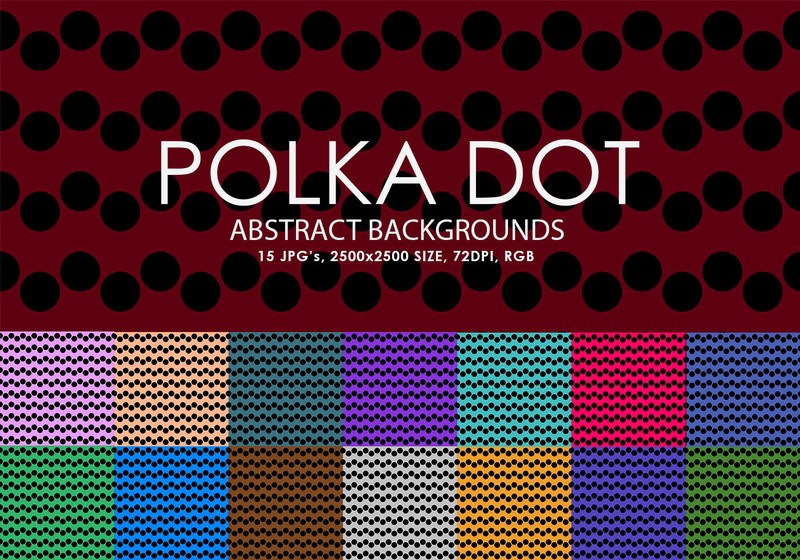 Free Polka Dot Backgrounds Photoshop brush