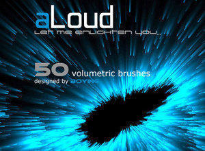 aLoud - Volumetric Brush Set Photoshop brush