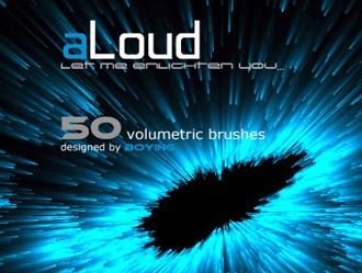 50 Volumetric Brushes Photoshop brush