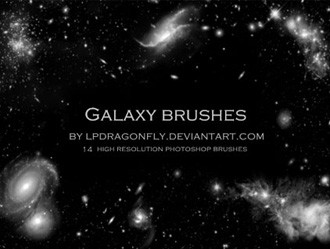 High Resolution Galaxy Brushes Photoshop brush