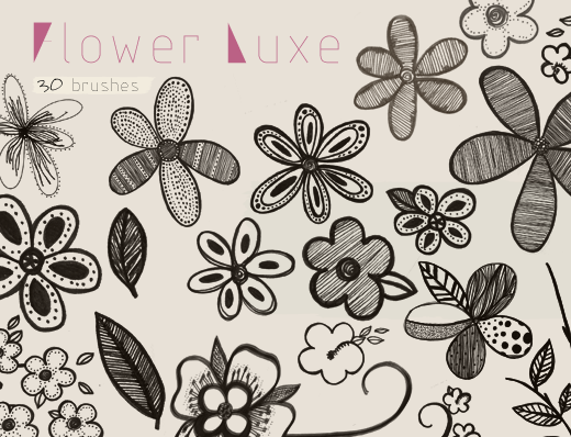 Flower Luxe Photoshop brush