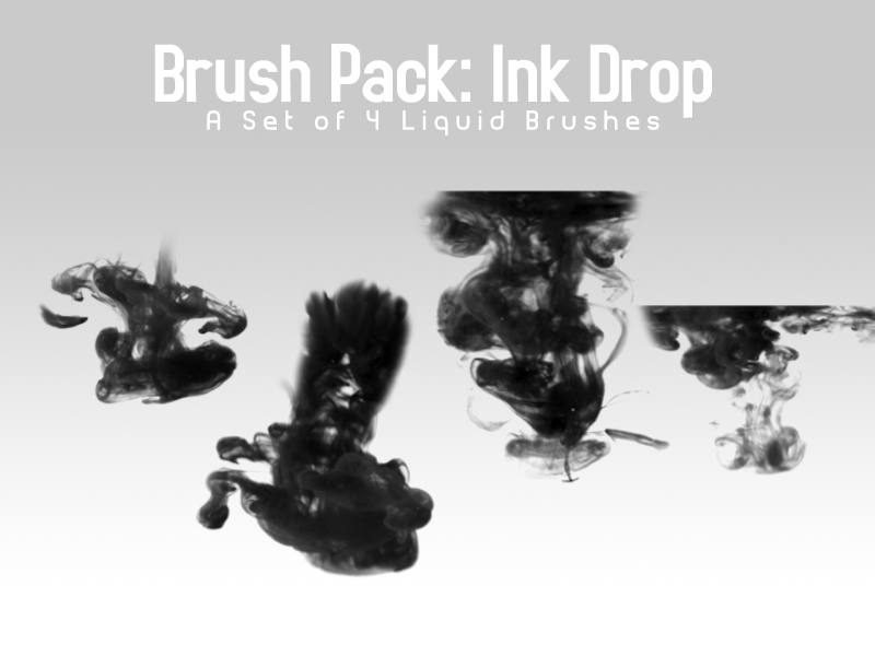 Ink Drop Photoshop brush