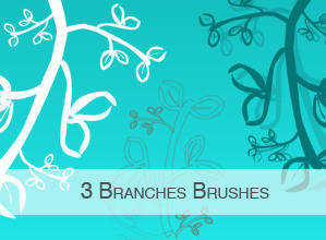 3 Branches Brushes Photoshop brush