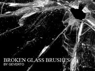 Broken Glass Photoshop brush