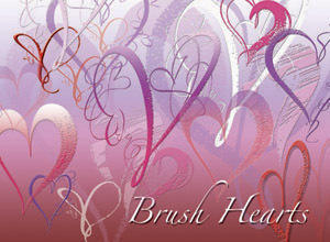 brush hearts Photoshop brush