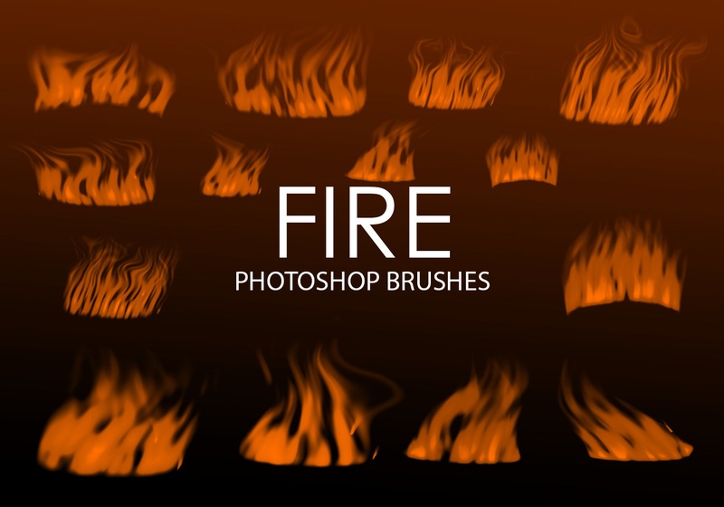 Free Digital Fire Photoshop Brushes Photoshop brush