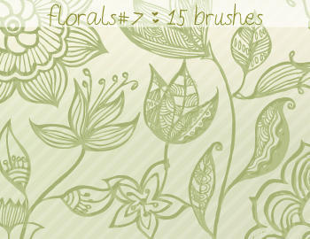 Floral Brushes 7 Photoshop brush