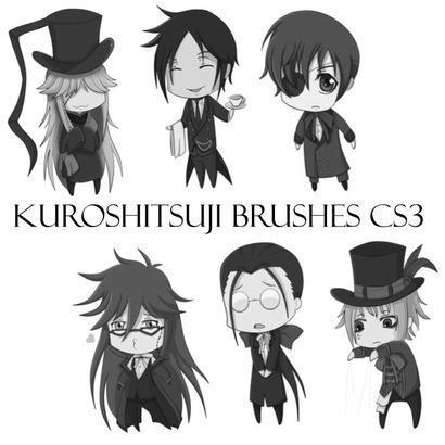 Kuroshitsuji Brushes  Photoshop brush