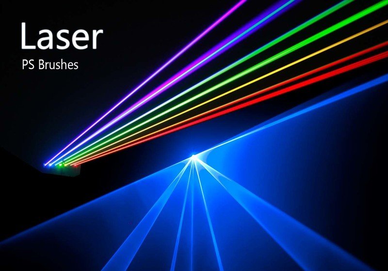  20 Laser PS Brushes abr. vol.4 Photoshop brush