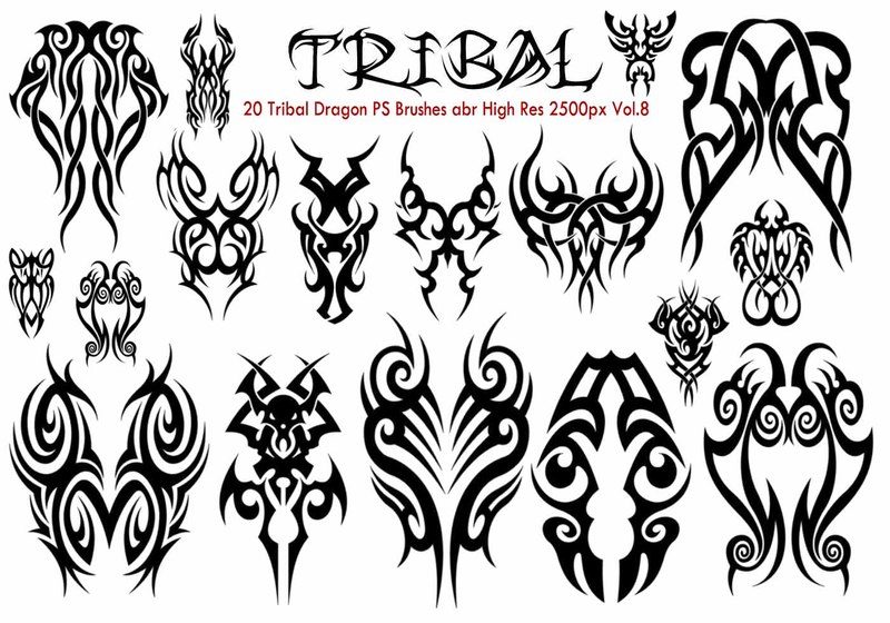 Tribal PS Brushes Vol.8 Photoshop brush