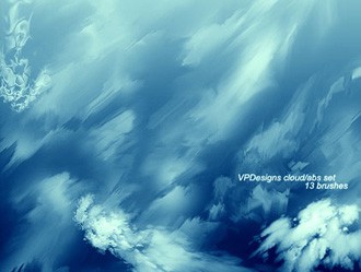 Abstract Clouds Photoshop brush