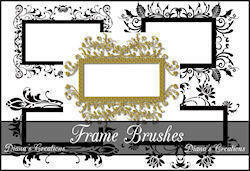  Decorative Frame Brushes  Photoshop brush