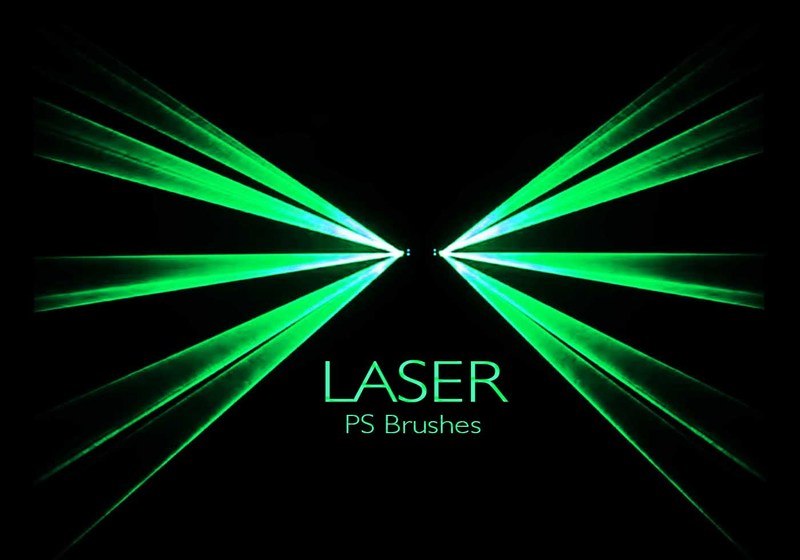 20 Laser PS Brushes abr. vol.8 Photoshop brush