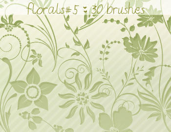 Floral Brushes 5 Photoshop brush