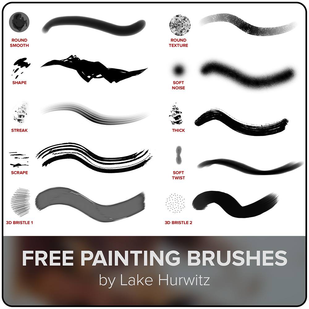 photoshop brushes for painting free download
