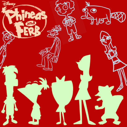 Phineas and Ferb Brushes Photoshop brush