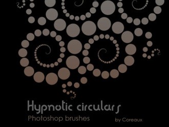 Hypnotic Circulars Photoshop brush