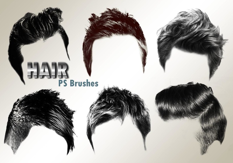 20 Hair Male PS Brushes abr. vol.2 Photoshop brush