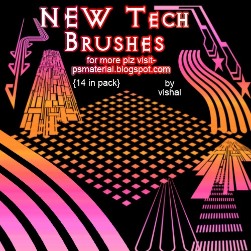 Tech Brushes Photoshop brush